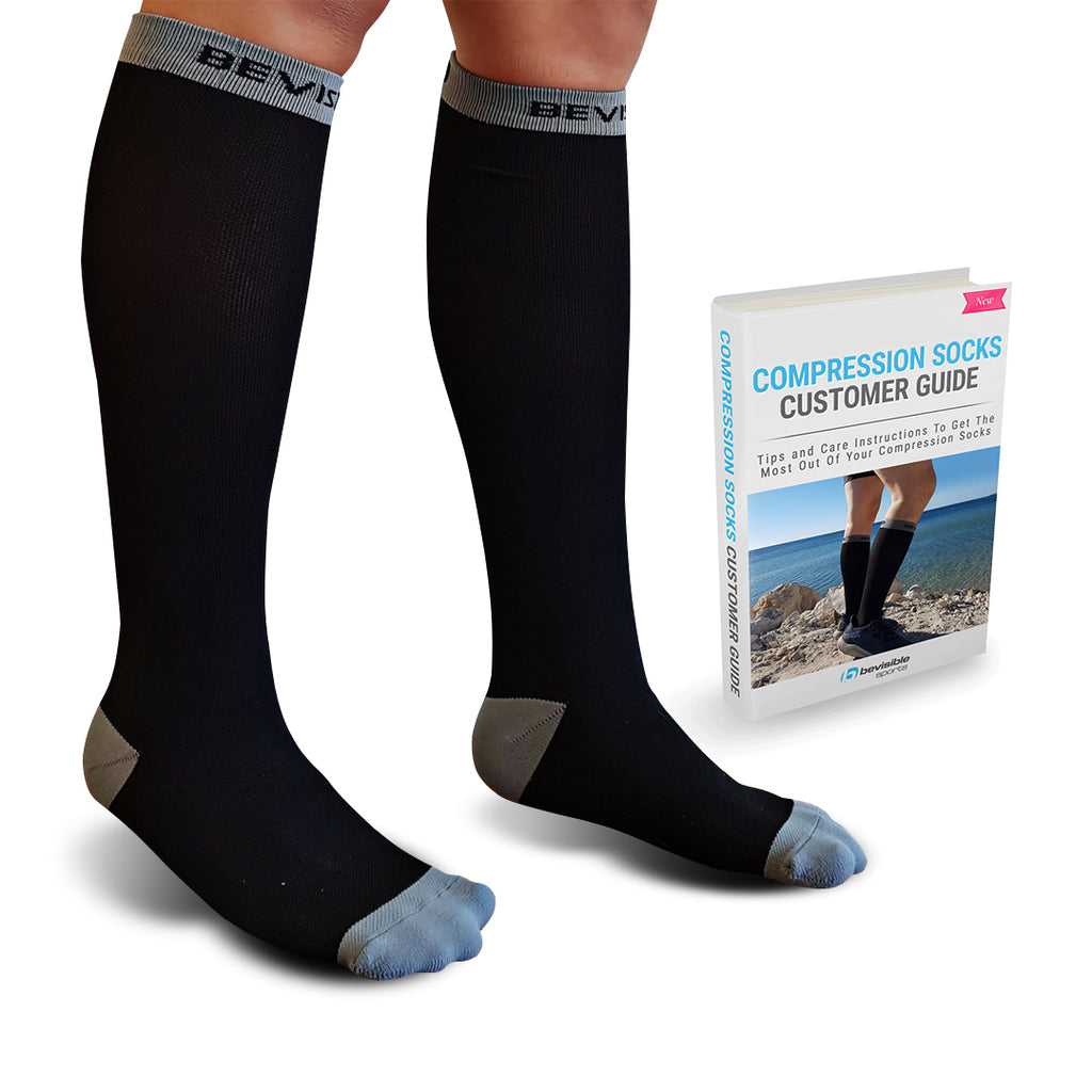 BeVisible Sports Ultimate Compression Socks - 20-30 mmHg Unisex