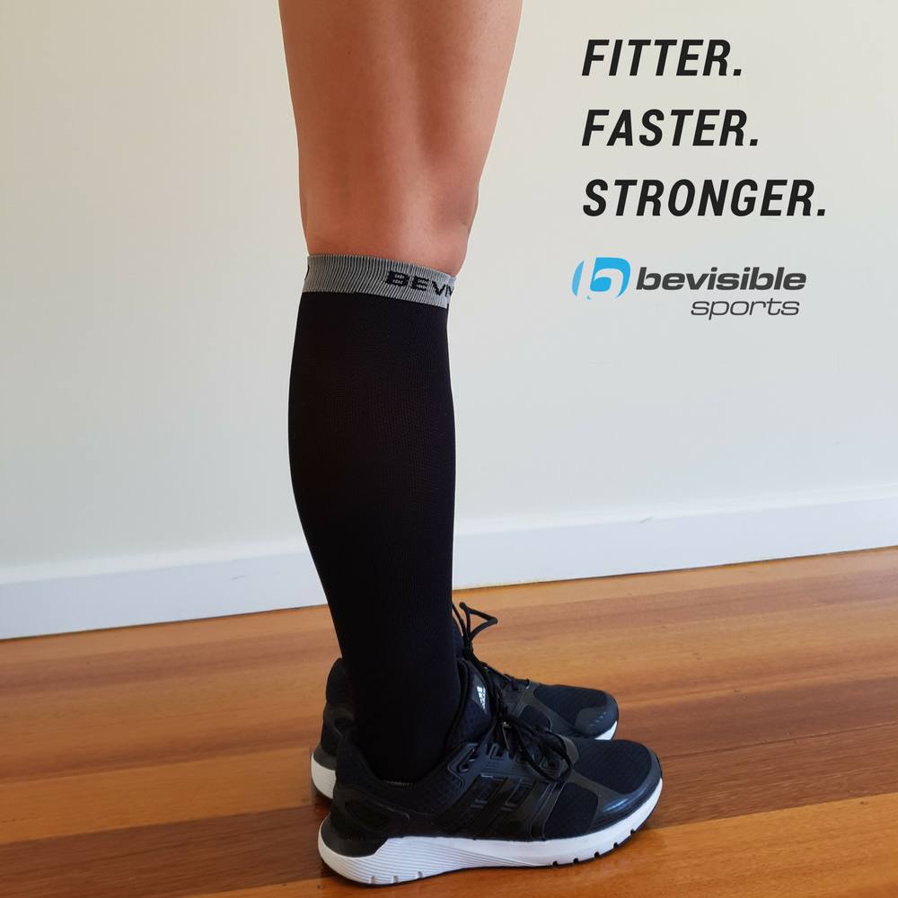 BeVisible Sports Ultimate Compression Socks - 20-30 mmHg Unisex