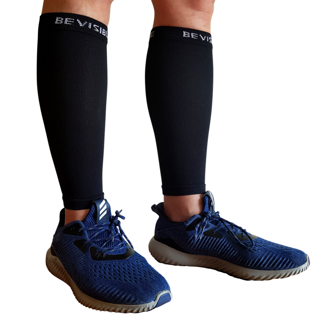 Football Leg Sleeves,Calf Compression Leg Sleeves - Football Leg Sleeves  For Adult Athletes - Shin Splint Support - Black 